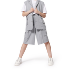 Long shorts with woven stripes DKNY 
                    GIRL
