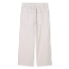 Flared poplin trousers KENZO KIDS 
                    GIRL