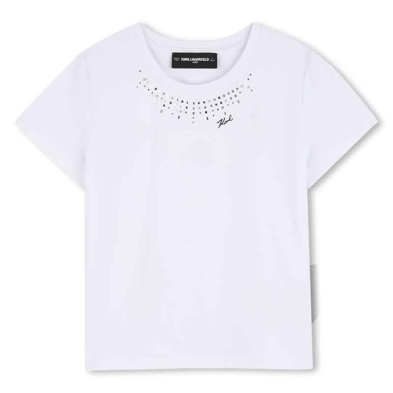 Short-Sleeved T-Shirt KARL LAGERFELD KIDS 
                        GIRL