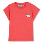 Soft Cotton T-Shirt KENZO KIDS 
                    GIRL