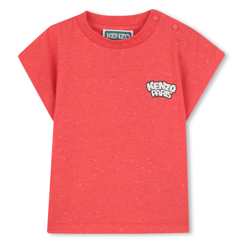 Soft Cotton T-Shirt KENZO KIDS 
                        GIRL