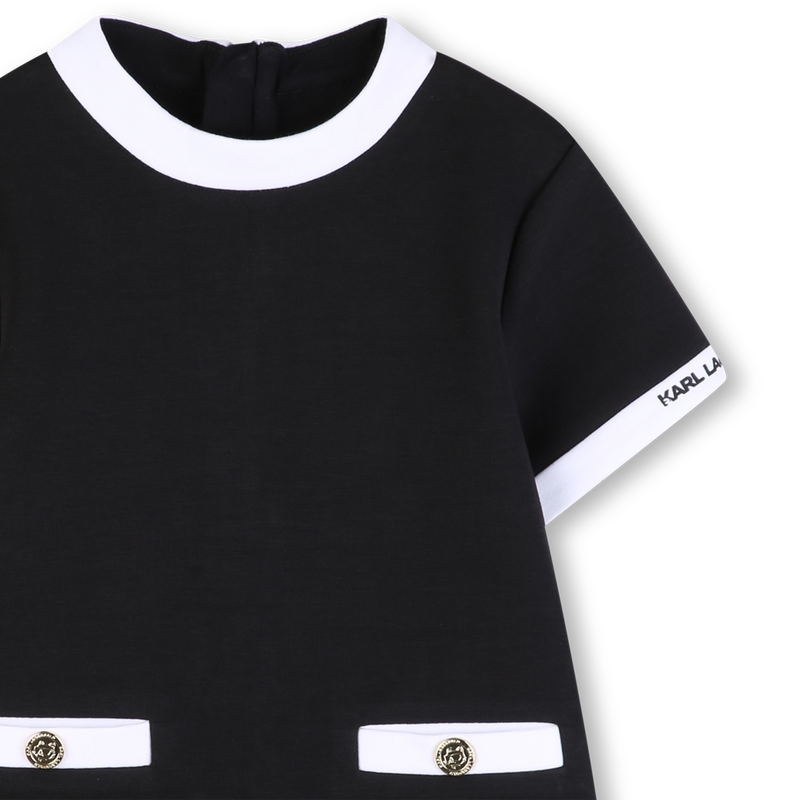 Short-Sleeved Dress KARL LAGERFELD KIDS 
                        GIRL