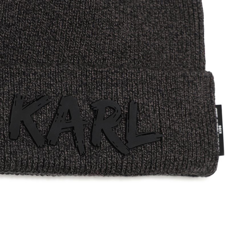 Knitted beanie KARL LAGERFELD KIDS 
                        BOY