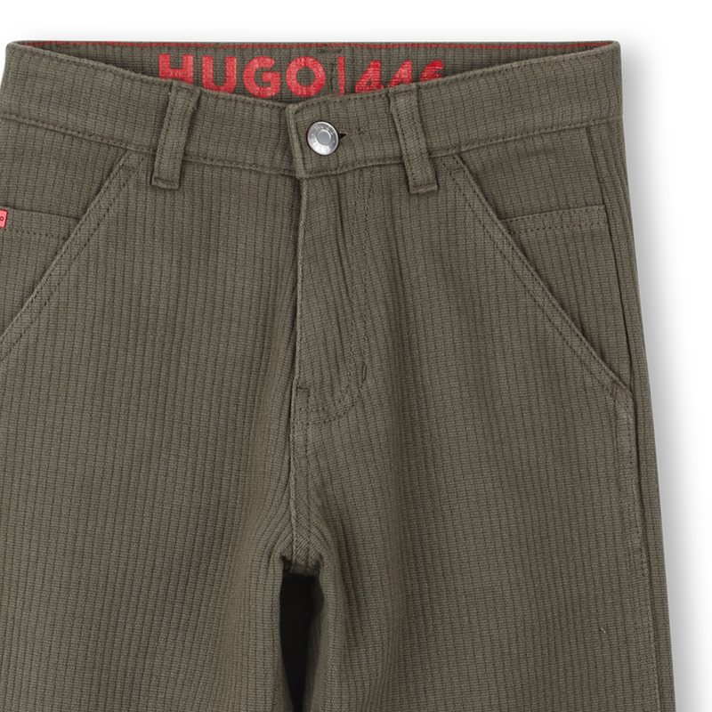 Corduroy trousers HUGO 
                        BOY