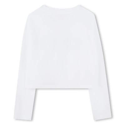 Long-sleeved cotton T-shirt MICHAEL KORS GIRL