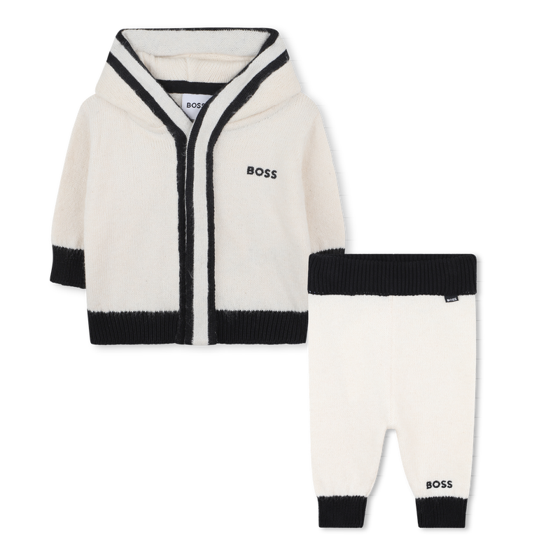 Cardigan and pants set BOSS 
                        BOY