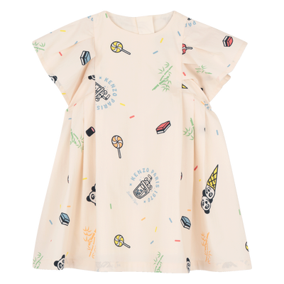 Poplin Dress KENZO KIDS GIRL