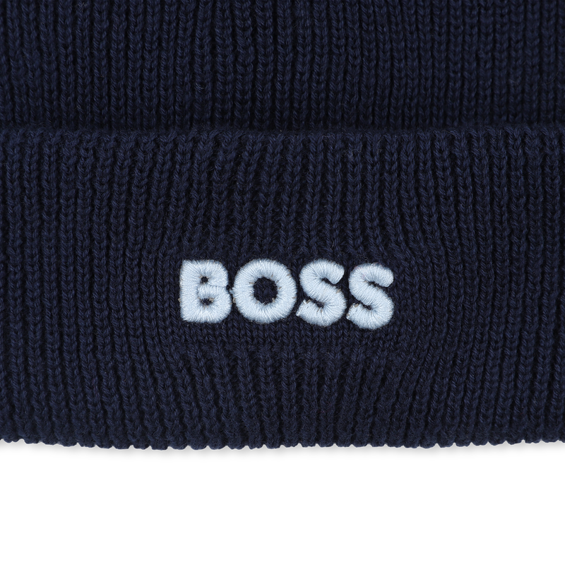 Knitted hat with pompom BOSS 
                    BOY