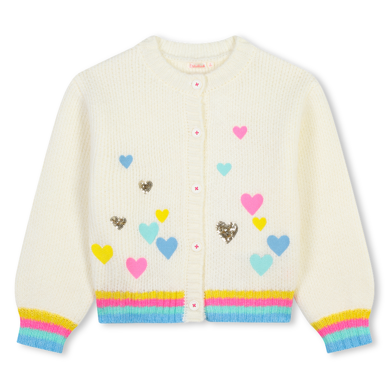 Knitted Button-Up Cardigan BILLIEBLUSH 
                        GIRL