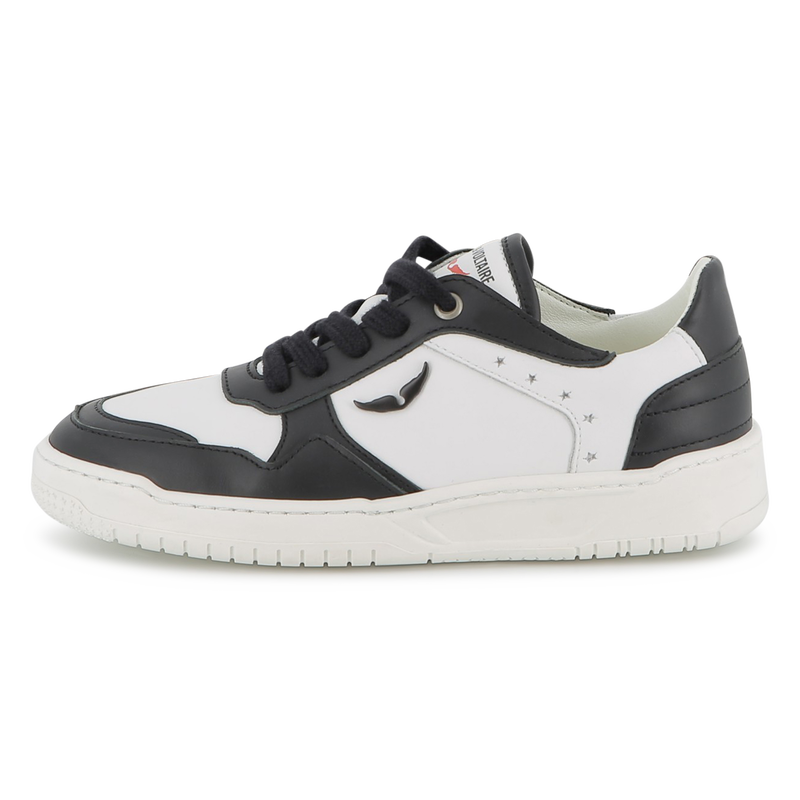Cowhide leather lace-up sneakers ZADIG & VOLTAIRE 
                    UNISEX
