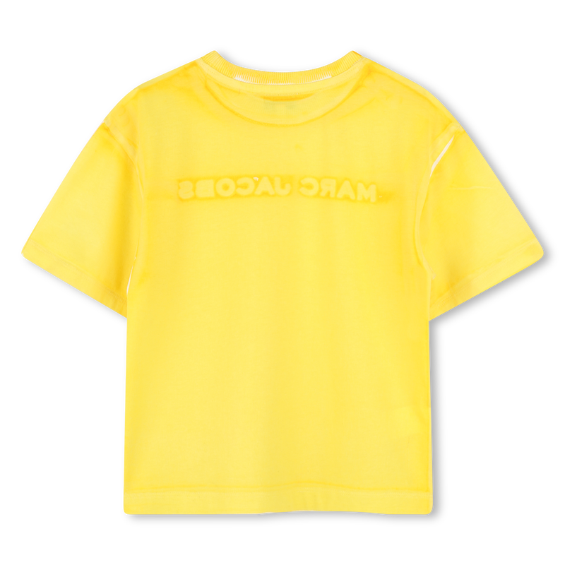 Embroidered cotton T-shirt MARC JACOBS 
                        UNISEX