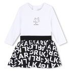 Long Sleeve Dress KARL LAGERFELD KIDS 
                    GIRL