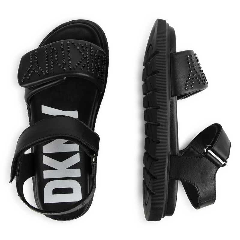 dkny velcro sandals