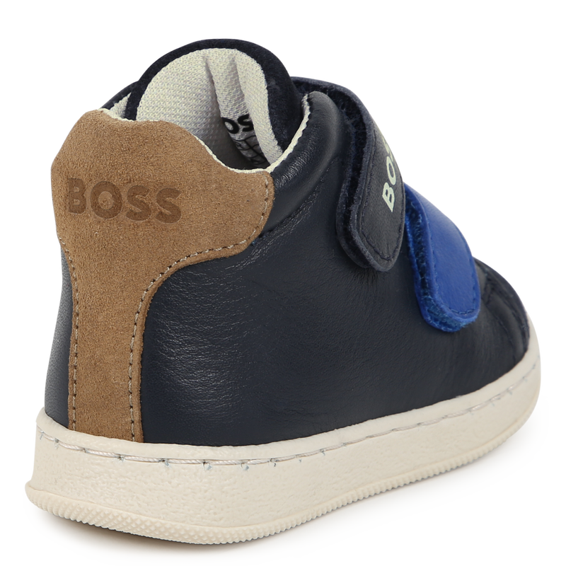 Leather Velcro Sneakers BOSS 
                    BOY
