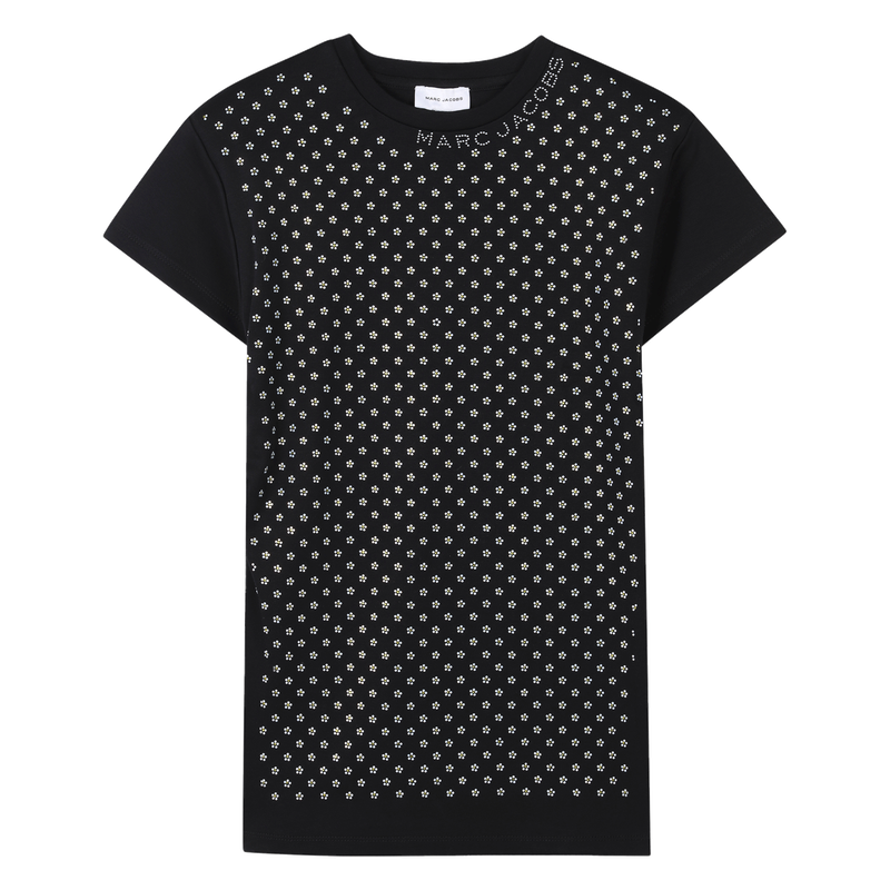 Short-sleeved diamant&eacute; dress MARC JACOBS 
                        GIRL