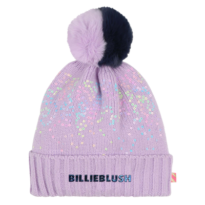Sequin Pom-Pom Beanie BILLIEBLUSH GIRL