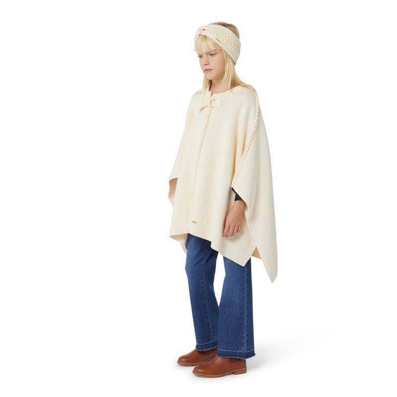 Knitted Cape CHLOE 
                    GIRL