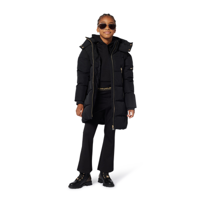 Hooded down jacket MICHAEL KORS GIRL