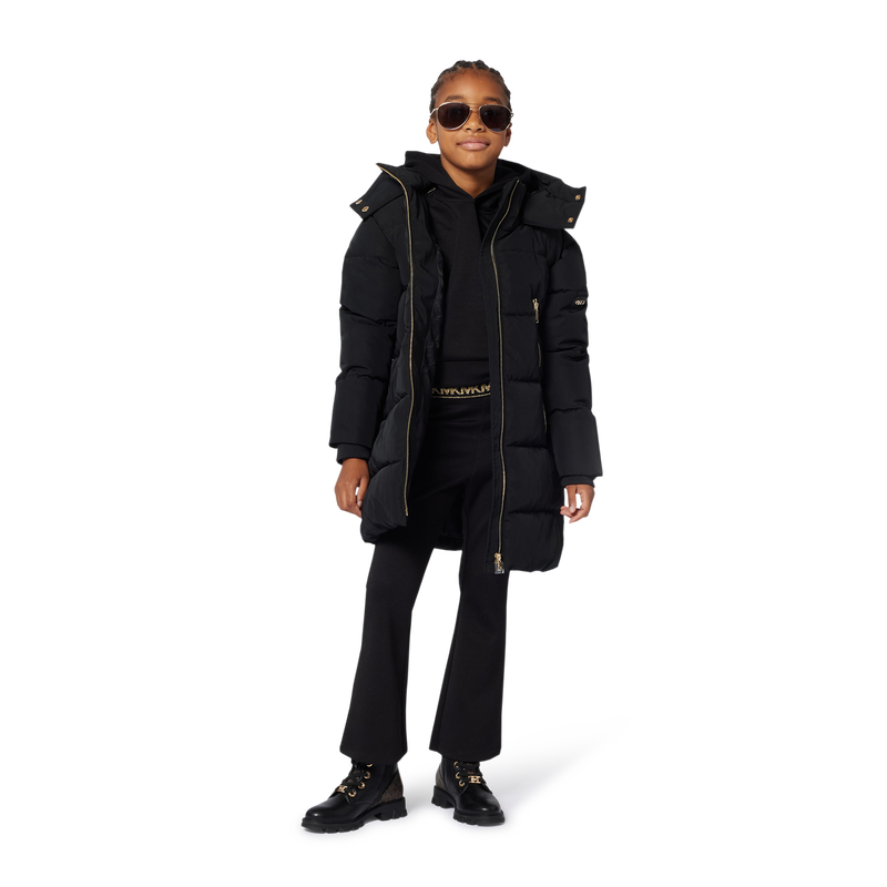 Hooded down jacket MICHAEL KORS 
                    GIRL