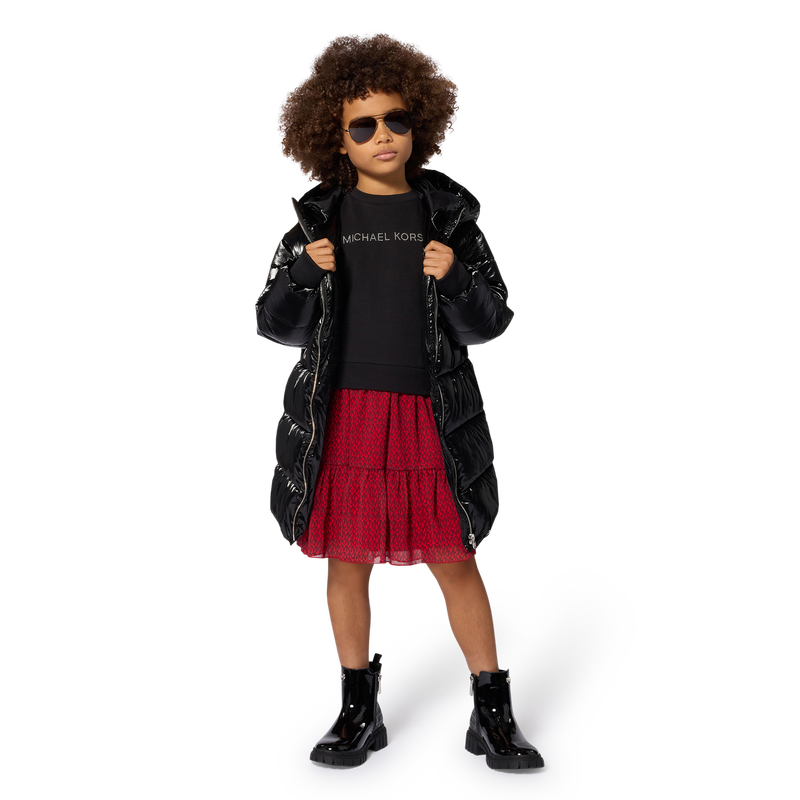 Hooded down jacket MICHAEL KORS 
                        GIRL