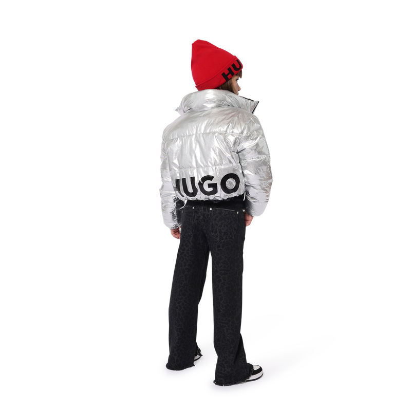 Knit Roll-Up Cuff Hat HUGO 
                    UNISEX
