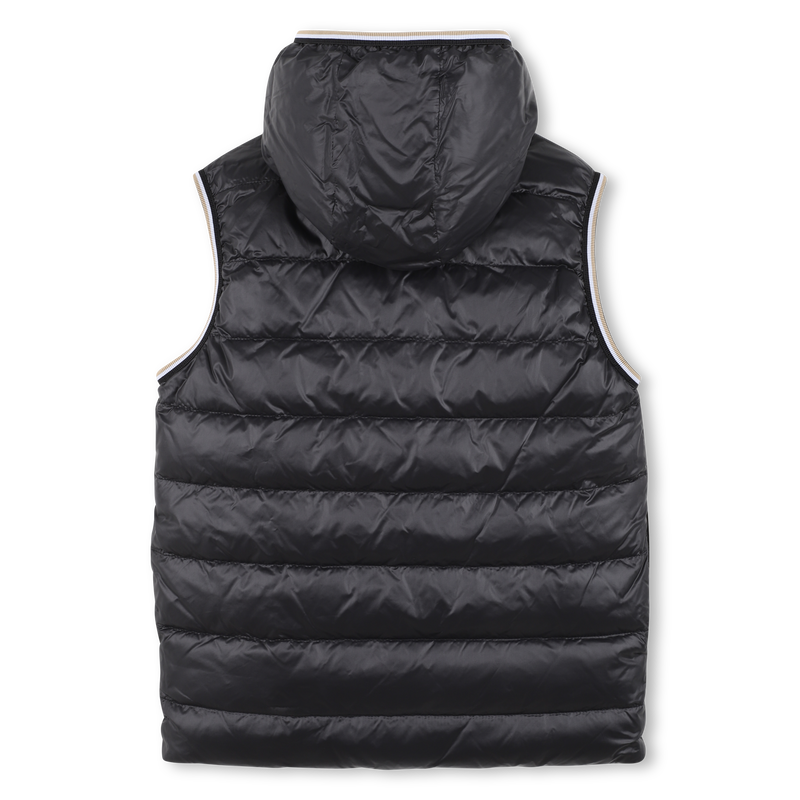 Flann-effect hooded puffer jacket BOSS 
                        BOY
