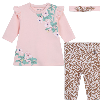 Dress, Leggings & Headband KENZO KIDS GIRL