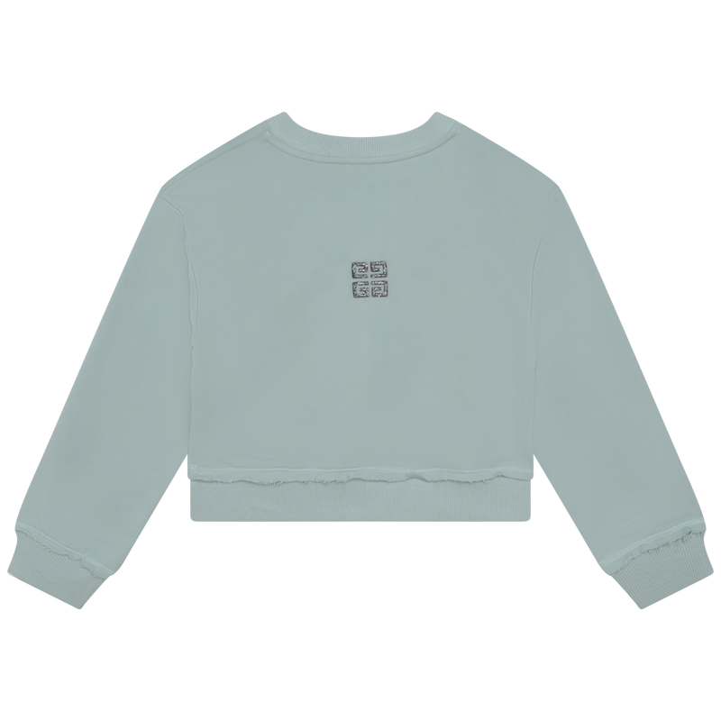 Short embroidered sweatshirt GIVENCHY 
                    GIRL