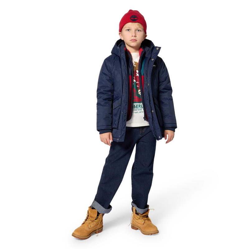 Hooded parka TIMBERLAND 
                        BOY