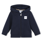 Zip-Up Hoodie, NAVY, hi-res