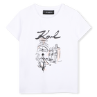 Short sleeve t-shirt KARL LAGERFELD KIDS 
                    GIRL