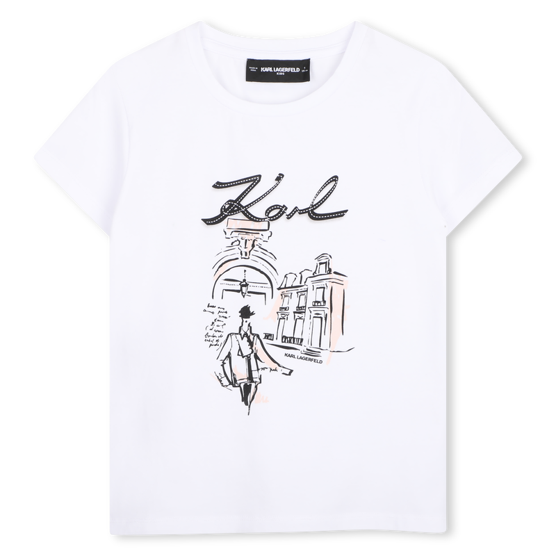 Short sleeve t-shirt KARL LAGERFELD KIDS 
                        GIRL