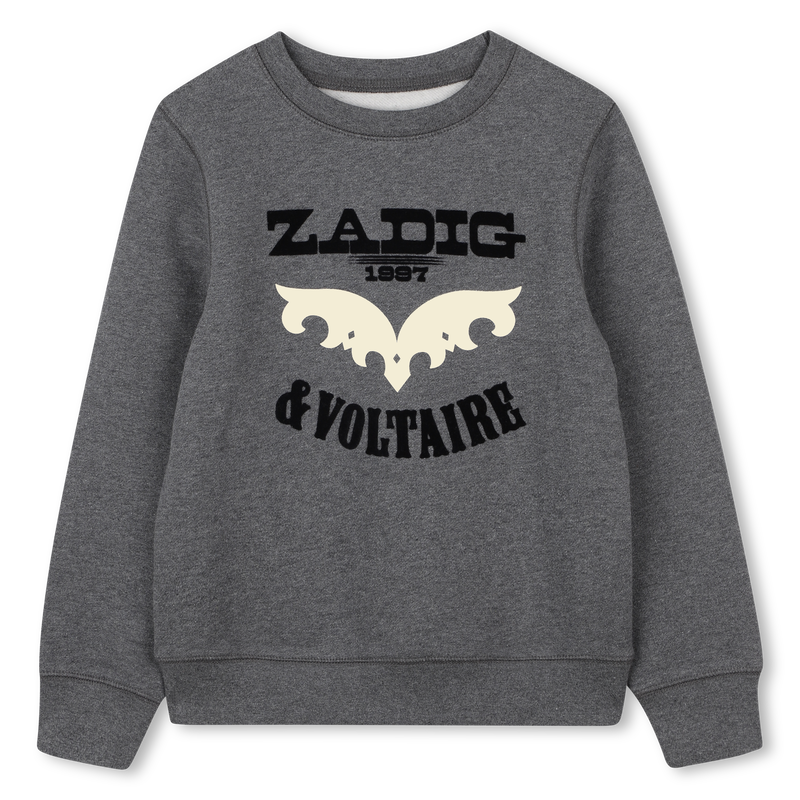 Crewneck fleece sweatshirt ZADIG & VOLTAIRE 
                    BOY