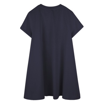 Loose dress with logo print KENZO KIDS GIRL