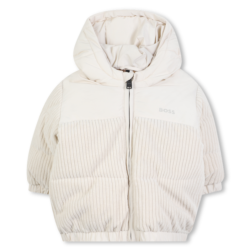 Bi-material down jacket BOSS 
                    BOY