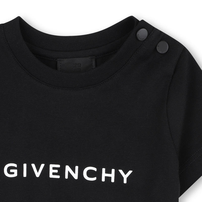 T-shirt with snap closure GIVENCHY 
                        BOY