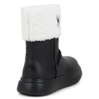 Cuffed Leather Ankle Boots KARL LAGERFELD KIDS 
                    GIRL