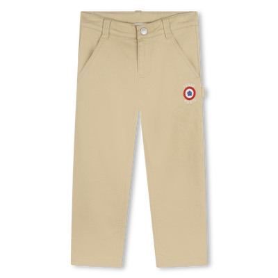 Cotton Twill Pants KENZO KIDS BOY