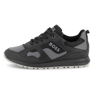 Faux and canvas sneakers BOSS BOY