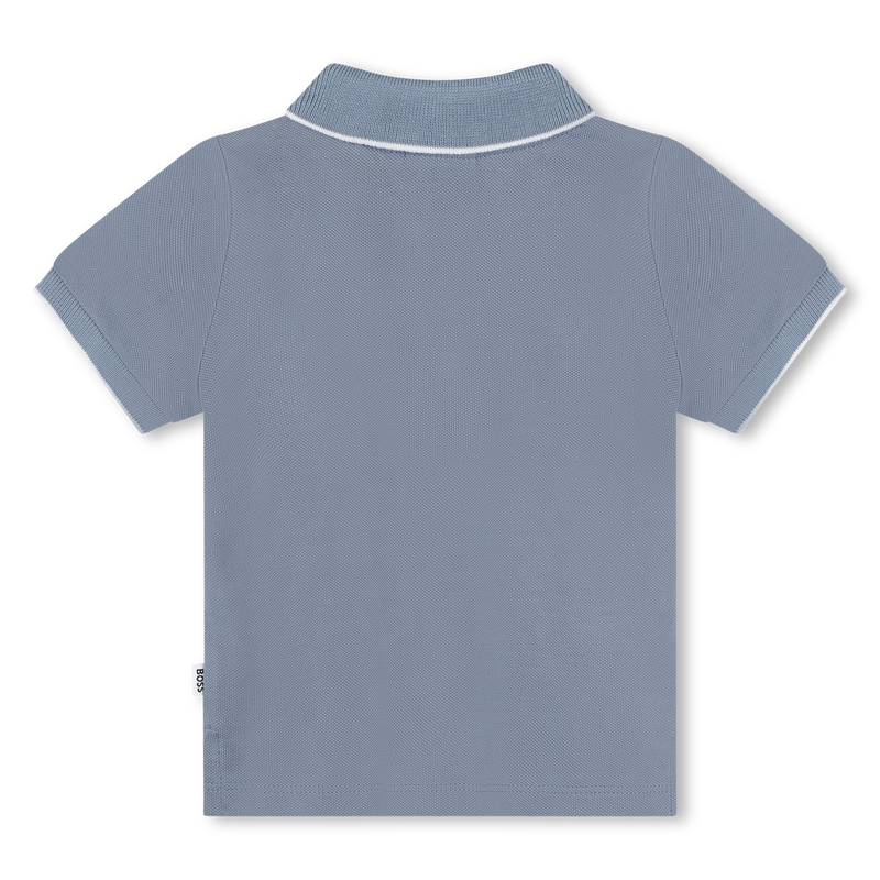 Plain Cotton Piqué Polo BOSS 
                    BOY