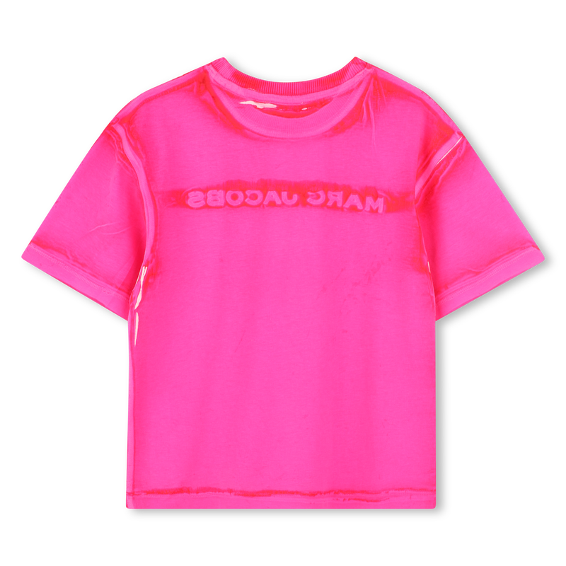 Embroidered cotton T-shirt MARC JACOBS 
                        UNISEX