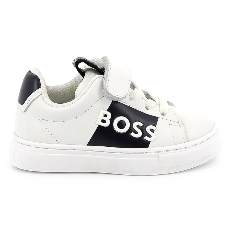 Lace-up leather sneakers BOSS 
                        BOY