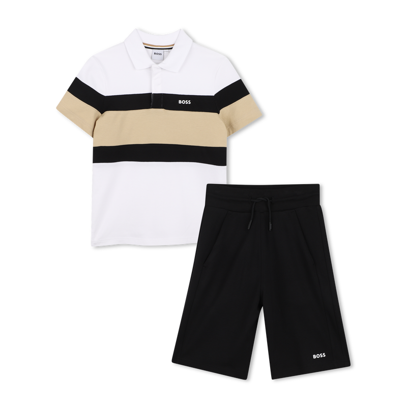 Striped Outfit Set BOSS 
                        BOY