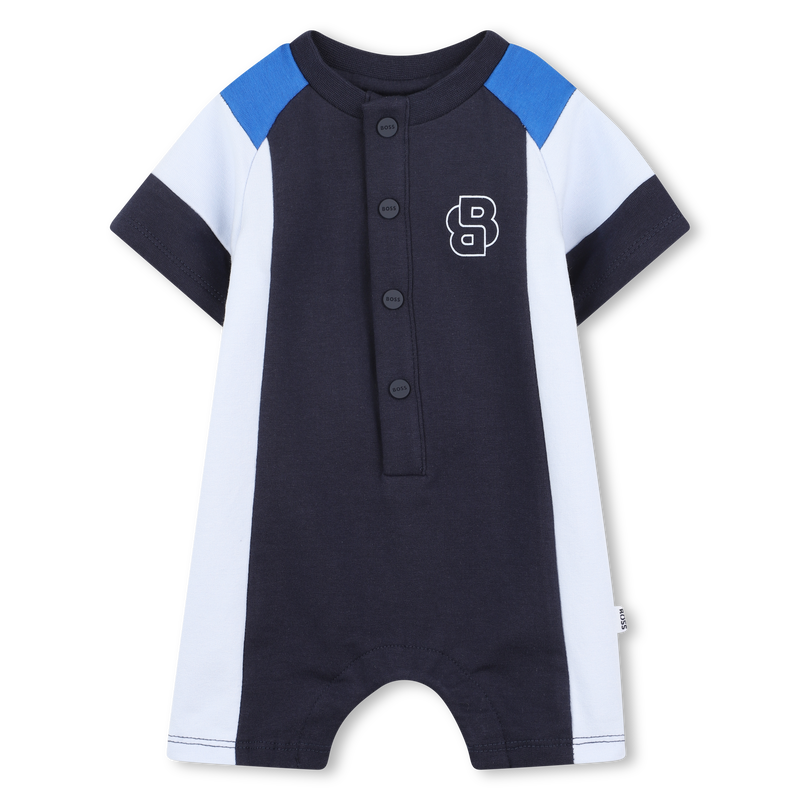 Tricolor short romper BOSS 
                    BOY