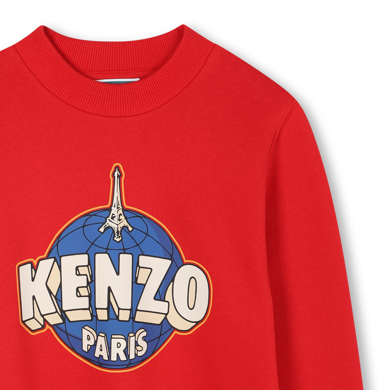 Unbrushed fleece sweatshirt KENZO KIDS 
                        BOY
