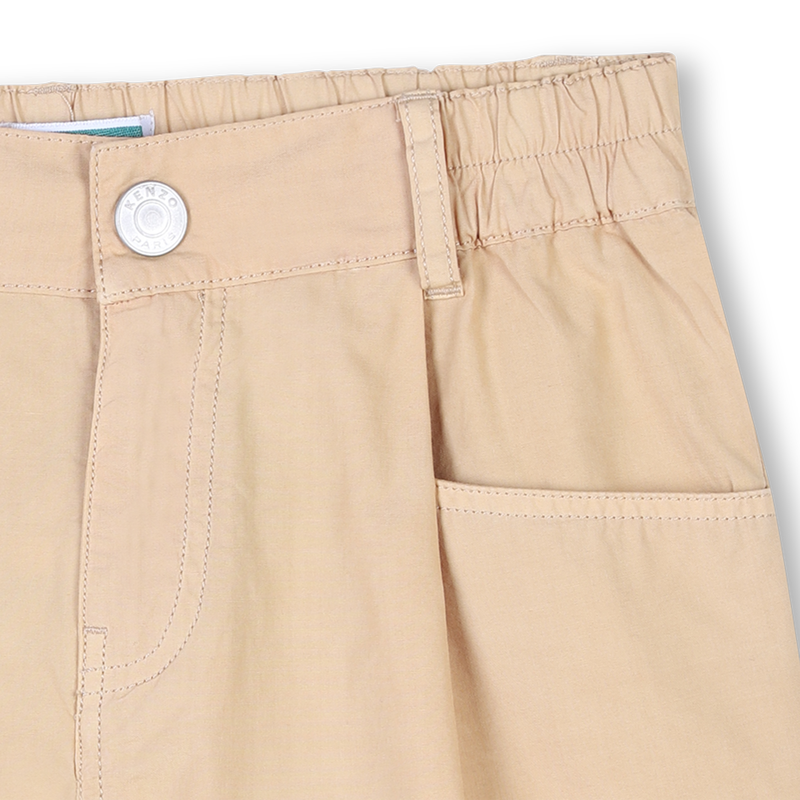 Flared shorts with pockets KENZO KIDS 
                        GIRL