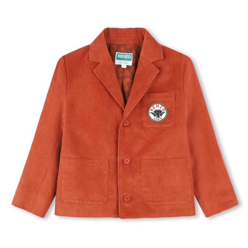 Corduroy Suit Jacket KENZO KIDS 
                    BOY