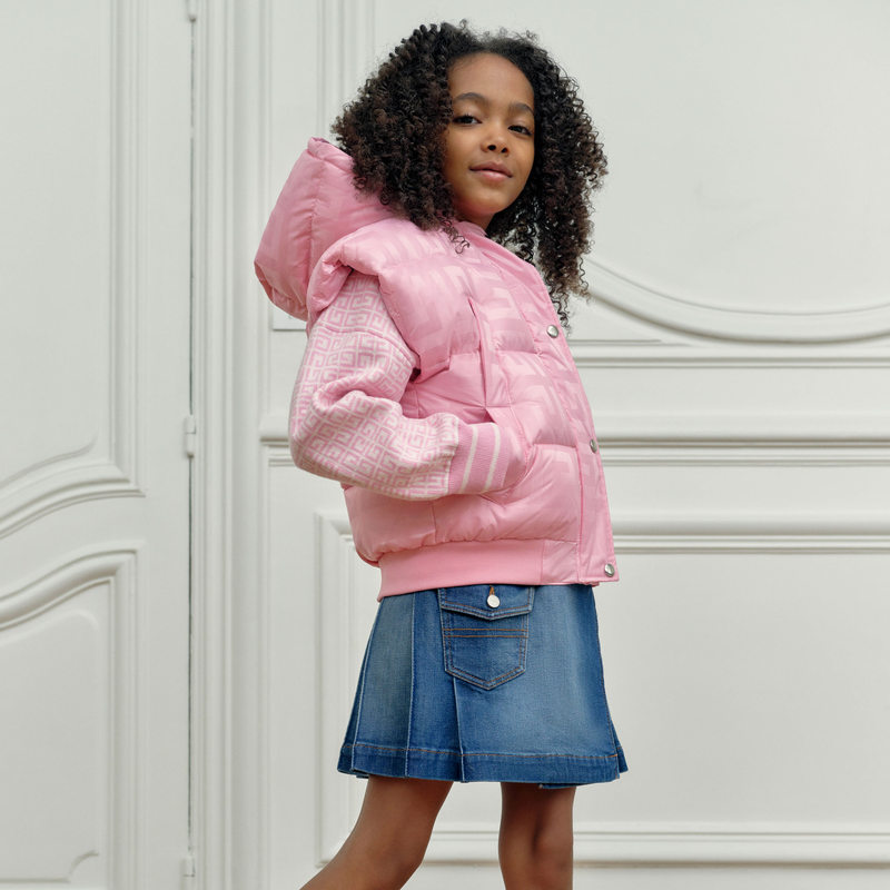 Flap Pocket Jean Skirt GIVENCHY 
                    GIRL