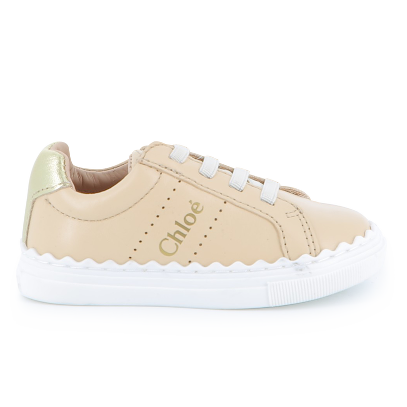 Sheepskin Leather Sneakers CHLOE 
                    GIRL