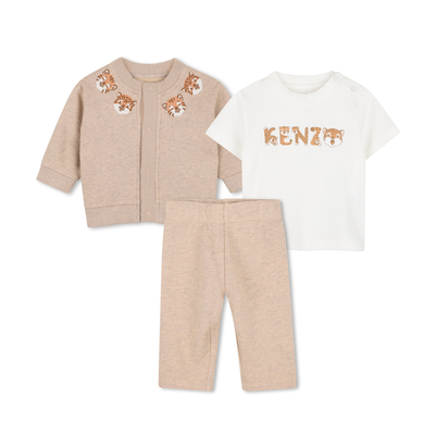 Pants, cardigan, and t-shirt set KENZO KIDS BOY